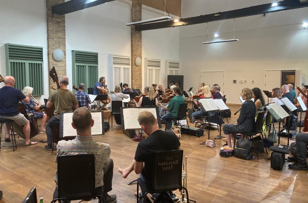 Rehearsals begin for the 2023 Peasmarsh Chamber Music Festival!