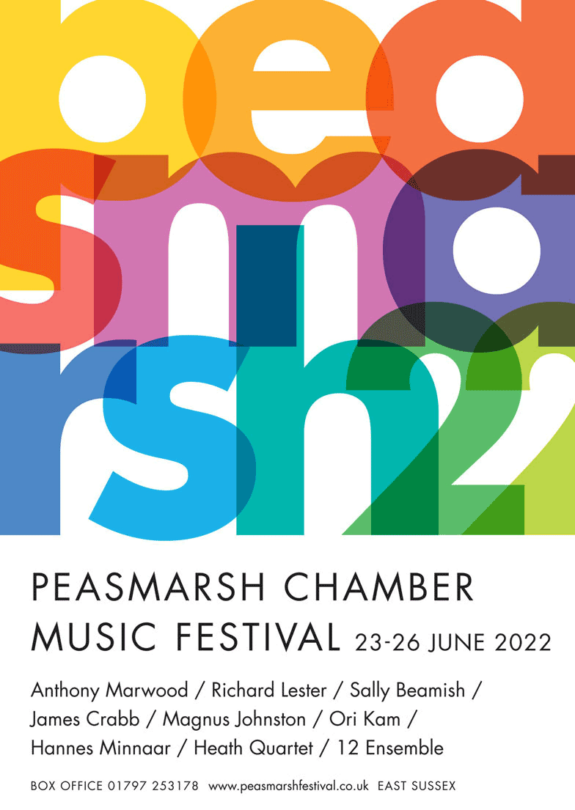 Peasmarsh Chamber Music Festival 2022 poster