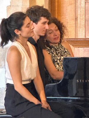 Berniya Hamie, Valentin Magyar and Marianna Shirinyan perform Rachmaninov Valse and Romance for Piano Six Hands